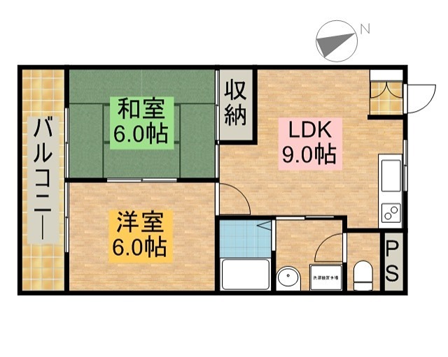 ドルフ佐鳴台 303号室 間取り