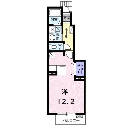 ジェルメⅡ 103号室 間取り
