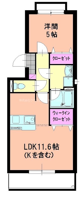 ドミール江西プレミアム 303号室 間取り
