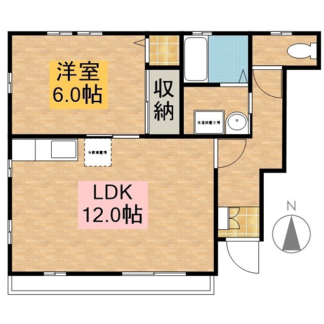 オーガスタＡ２ 間取り図