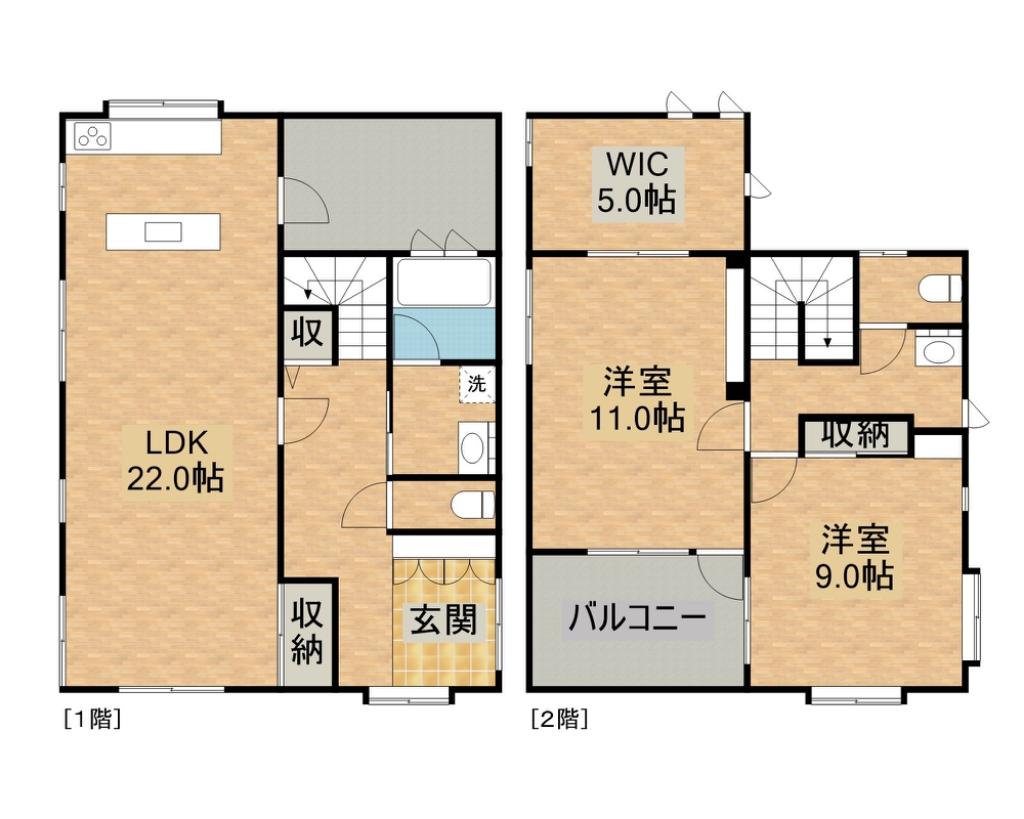 佐鳴台６丁目３－１貸家 間取り
