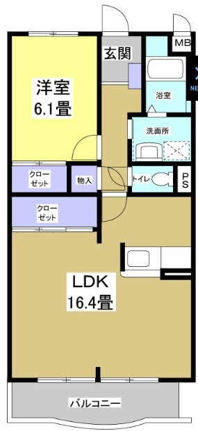 アイ・メゾン 102号室 間取り