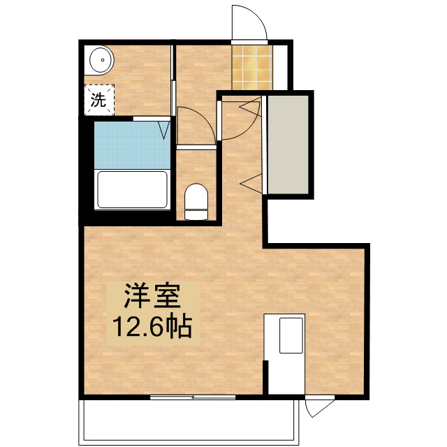 ベイサージュⅡ 103号室 間取り