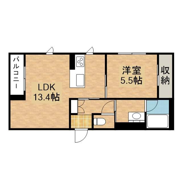 Ａｎｄａｎｔｅ 103号室 間取り