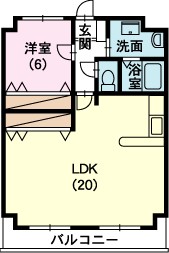ルーチェ 302号室 間取り