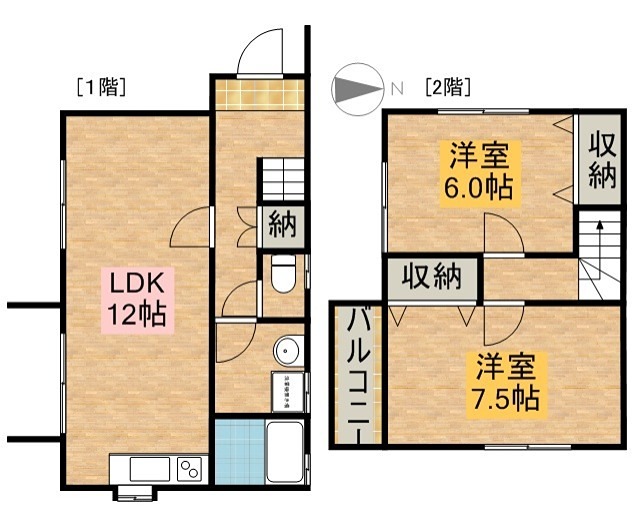 竹村紡織志都呂貸家 間取り