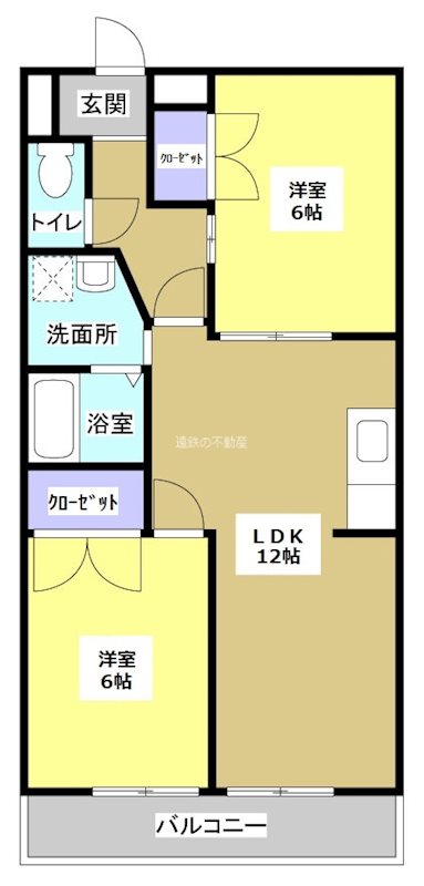 サンレイク和泉 306号室 間取り