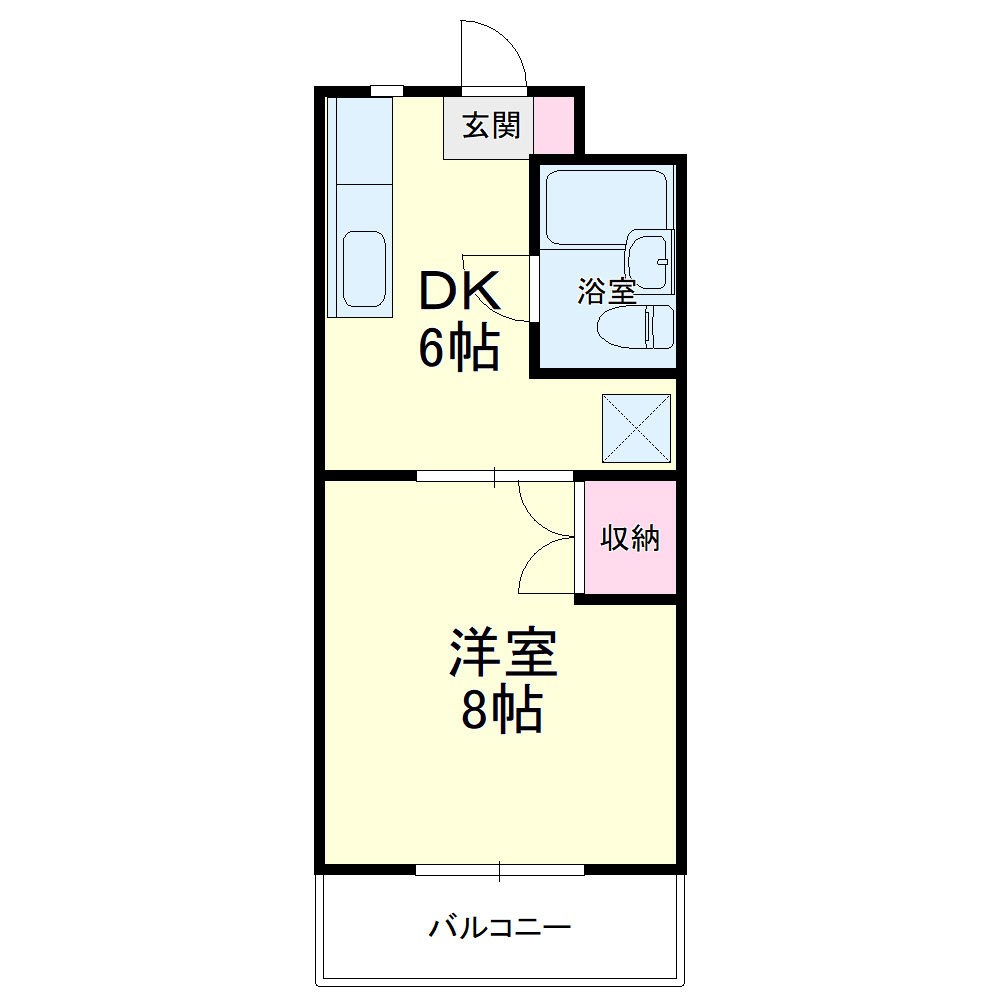 サンパレス木下 202号室 間取り