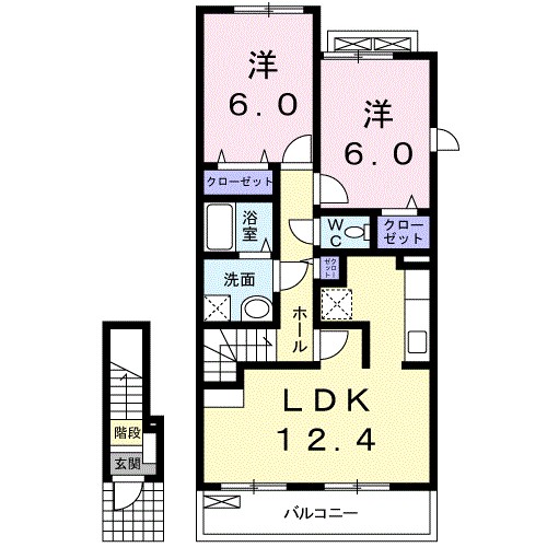 マルベリーコートⅡ 202号室 間取り