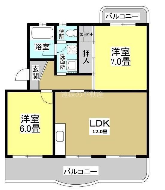 Ｅマンション 302号室 間取り
