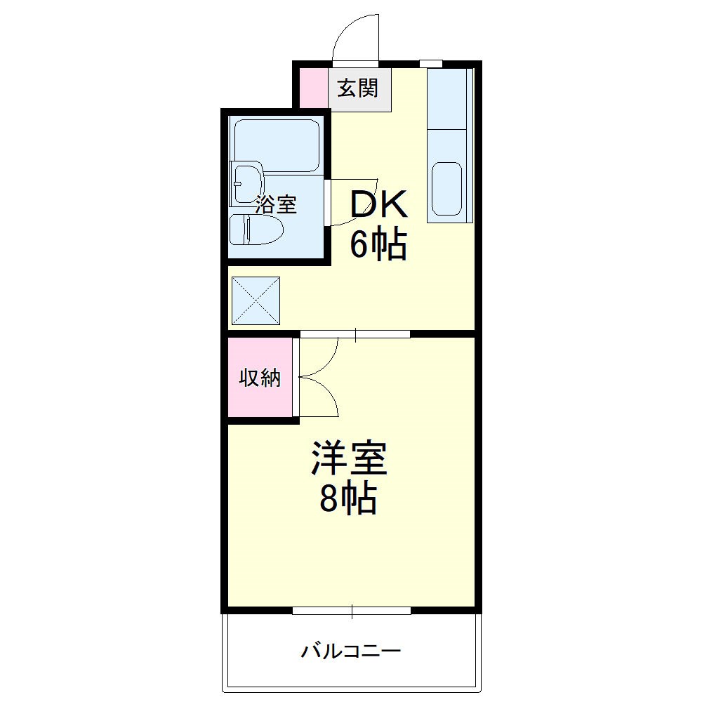 サンパレス木下 203号室 間取り