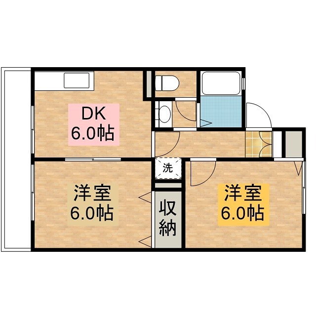 サンセール　Ａ棟 間取り図