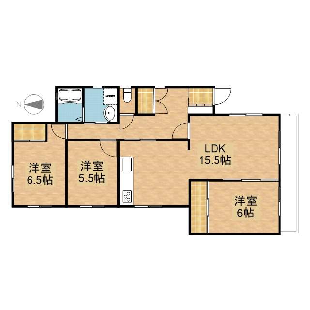 山本マンション 101号室 間取り