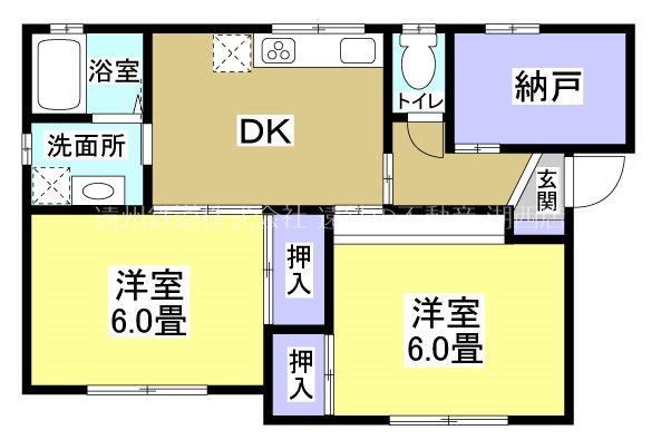 コムフォート２１ 202号室 間取り
