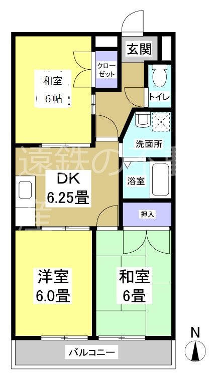 サンレイク和泉 305号室 間取り