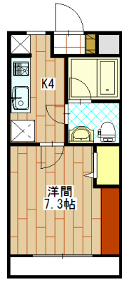 ＮＥＸＴＡＧＥ新橋 205号室 間取り