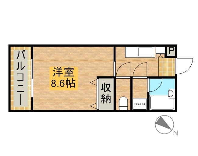 イエローハイツ佐鳴台 202号室 間取り