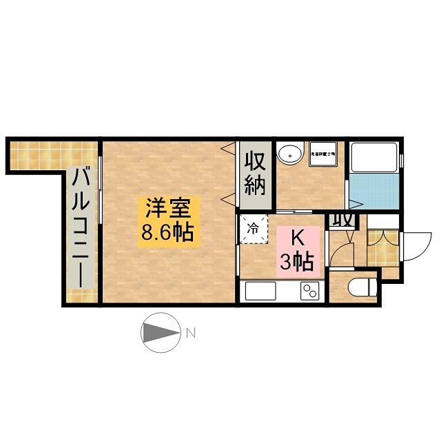 ＳＯＣＩＡＬ 202号室 間取り