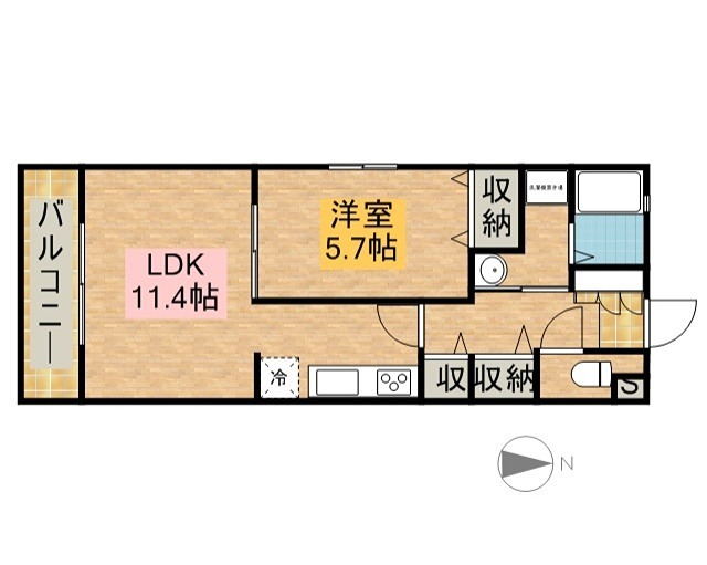 ＳＯＣＩＡＬ 405号室 間取り