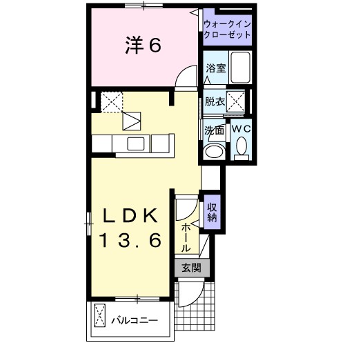アメヤＭＲⅡ 101号室 間取り