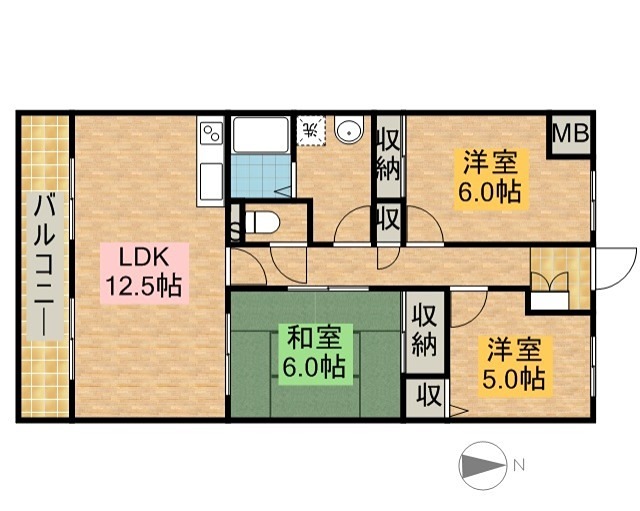 サニーヒルズ佐鳴台 間取り図
