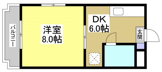 エマージュShige 106号室 間取り