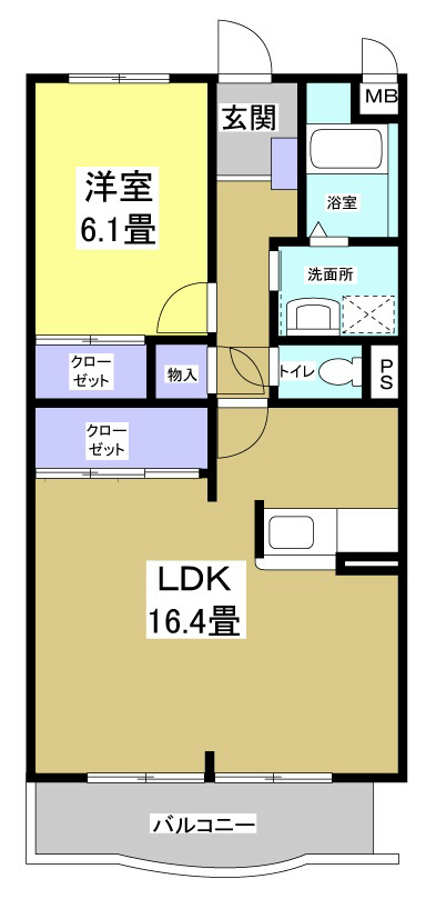 アイ・メゾン 102号室 間取り