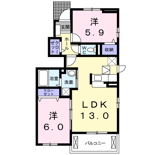 クレディヒル 間取り