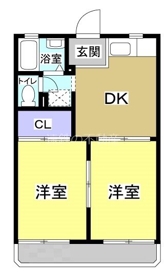 タウニィすみよし（北棟） 101号室 間取り