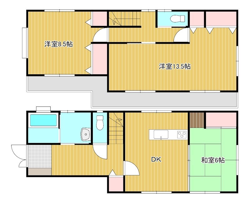 馬郡町戸建住宅 間取り