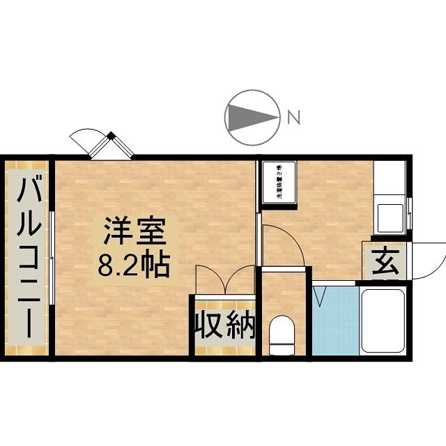オーガスタＢⅢ 110号室 間取り