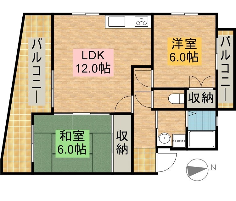 コスモスＣ 間取り図