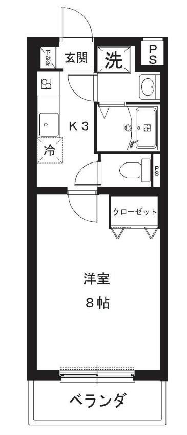 NAVONA 303号室 間取り