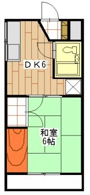 コーポミナミ 201号室 間取り