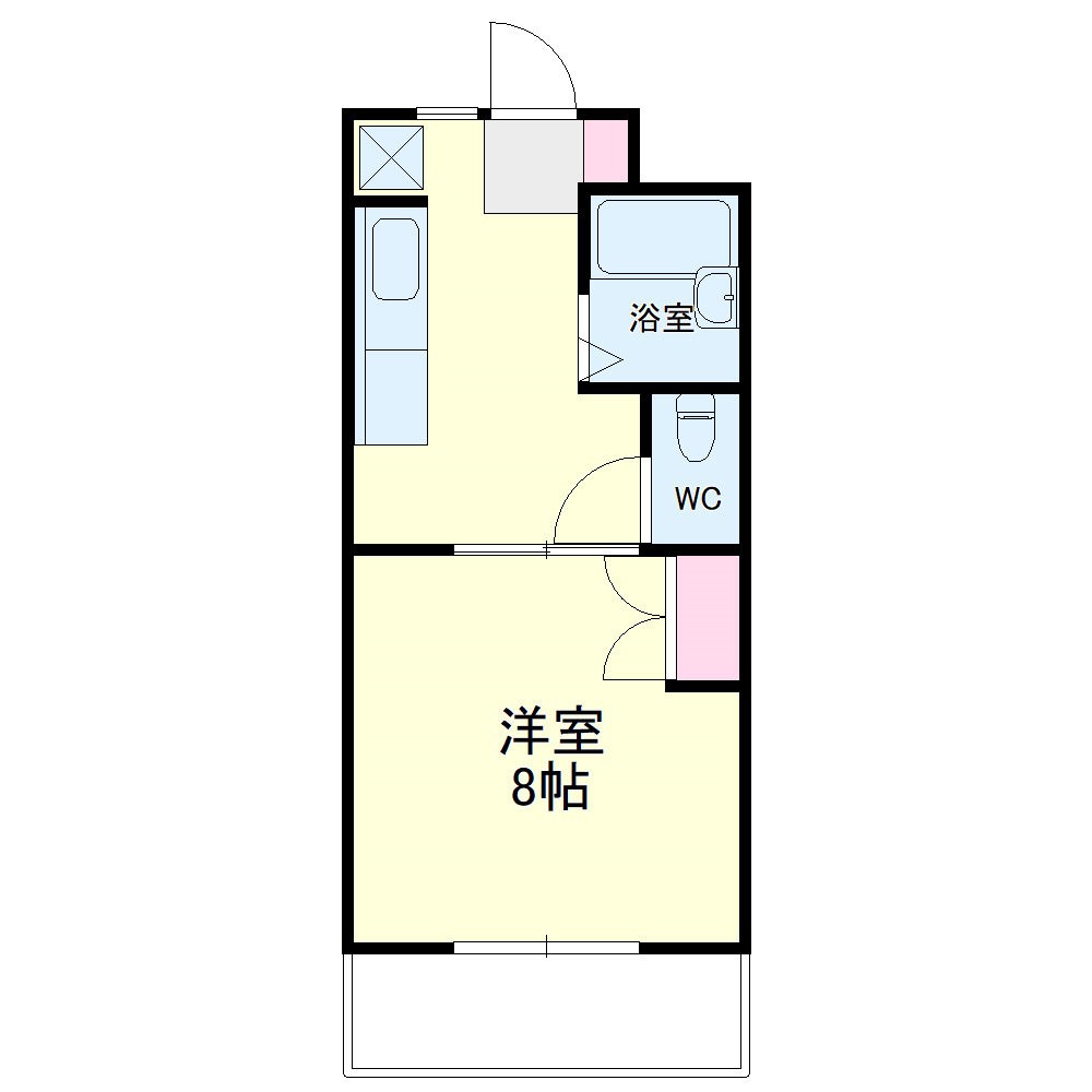 エクセル21 303号室 間取り