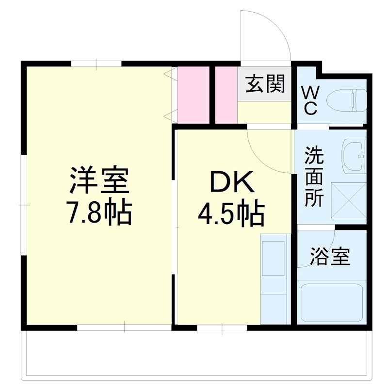 シャンツェ志都呂 303号室 間取り