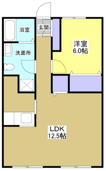 コワンテールA 間取り