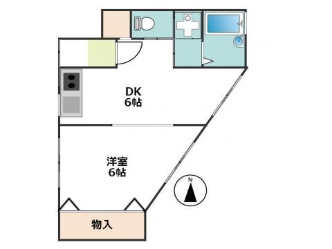レス北千束 101号室 間取り
