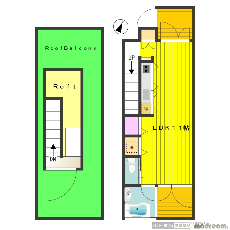 シャリオ自由が丘 間取り図