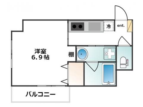 ヴィラ・オーブ 202号室 間取り