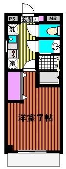 ロイヤルパレス飯島 間取り図