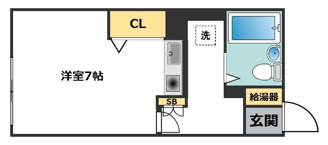 Apt・G 102号室 間取り