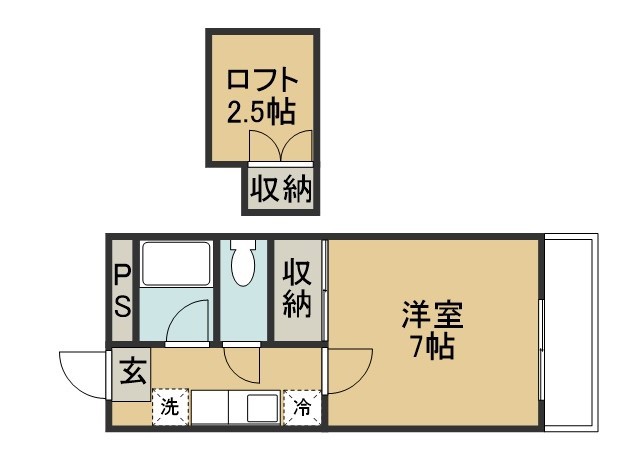 アリス滝道第一 間取り図