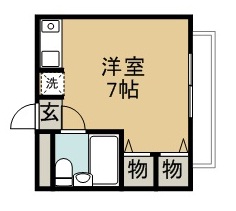 キャトル八乙女 間取り図