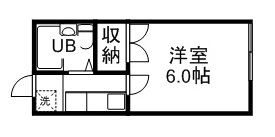 小松島深松荘 106号室 間取り