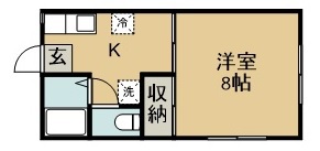 フレグランス台原 103号室 間取り