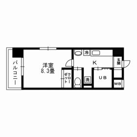 スターリット上杉 102号室 間取り