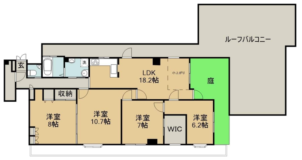 フレグランス宮千代 501号室 間取り
