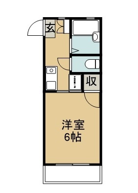 コーポセントポーリア 103号室 間取り