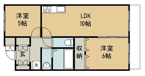 ブエナビスタ東六番丁 306号室 間取り